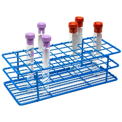 Heathrow Coated Wire Tube Rack 13-16mm 9x12 Format, Blue 120763