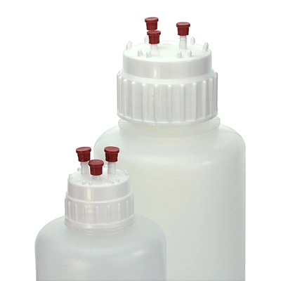 Aseptic Transfer Closure for Vacuum Bottle, White PP, 53mm #70953CAP