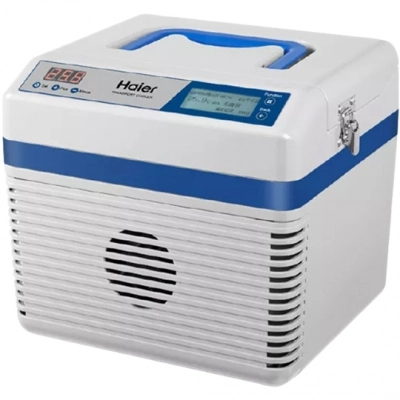 Haier Biomedical Biological Transport Cooler, Cold Chain Mtr., Active Cooling, 12 Liter # HZY-15ZA