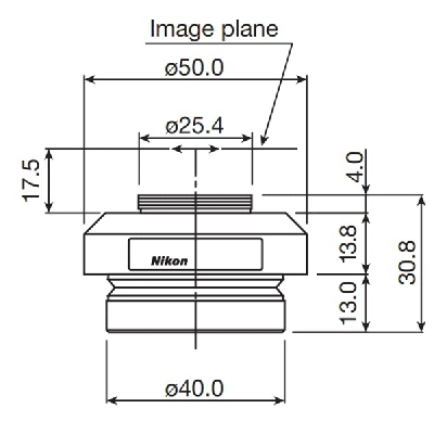 Nikon C-0.55x DS C-Mount Lens MQD42056