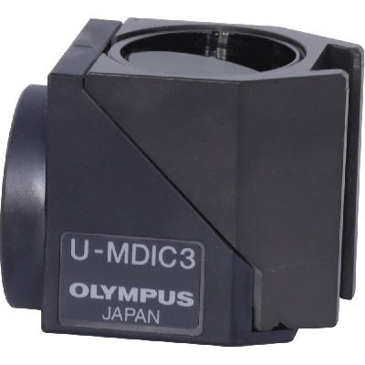 Olympus U-MDIC3;Mirror Cube, Reflected DIC. Includes Pol/Analyzer