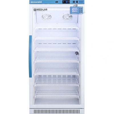 accucold Upright Lab Refrigerator, 8 Cu.Ft., Digital Data Logger, Glass Door # ARG8MLDL2B