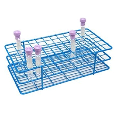 Heathrow Coated Wire Tube Rack 10-13mm 9x12 Format, Blue 120759