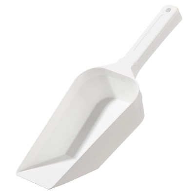 Bel-Art Sterileware Flat Bottom Scoop, White, 250ML, 100Pk.  # 36911-0250