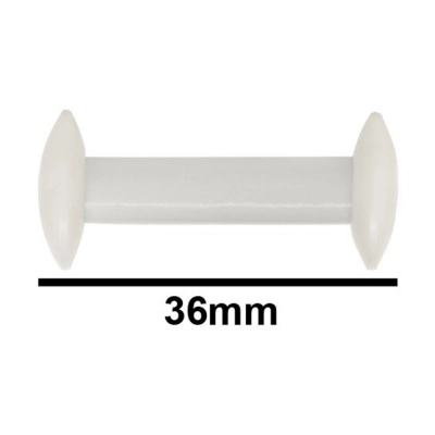 Bel-Art Circulus Teflon Magnetic Stirring Bar; 36MM Length, White