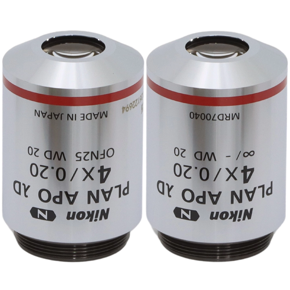 Nikon CFI Plan Lambda D 4x/0.20na Objective