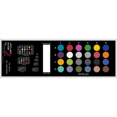 NIST Traceable Color Transmission Calibration Slide Calibrated (IAM-9C-SECCAL)