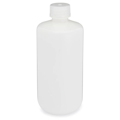 Diamond RealSeal, Narrow Mouth Boston Round, HDPE with PP Closure, 500mL (Bag of 12) #7060500