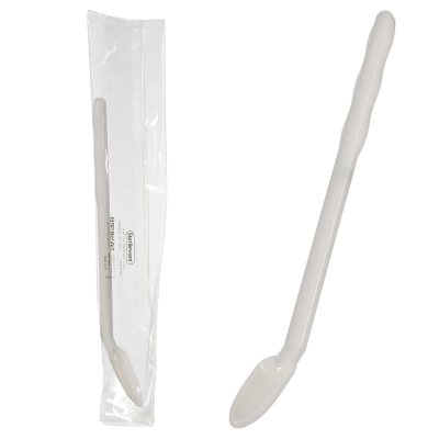 Bel-Art Sterileware Extra-Long Bent Handle Spoon, 20ML, 100pk. # 36947-0020