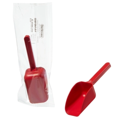 Bel-Art Sterileware Pharma Scoop, Red, 125ML, 100Pk.  # 36910-0125