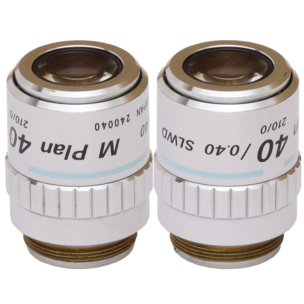 Nikon M Plan 40x/0.40na  SLWD 210 Tube Length Objective