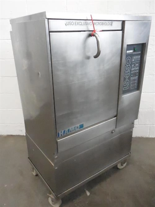 Hamo model LS-850 stainless steel bottle washer.