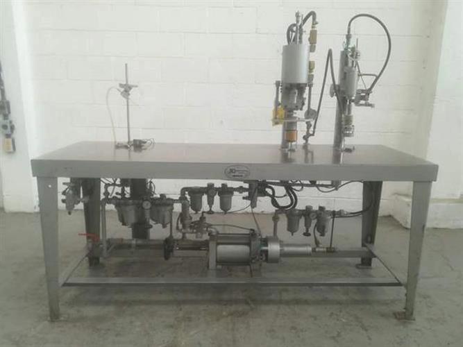 JG Machine Works Semi-automatic Aerosol Filling Line