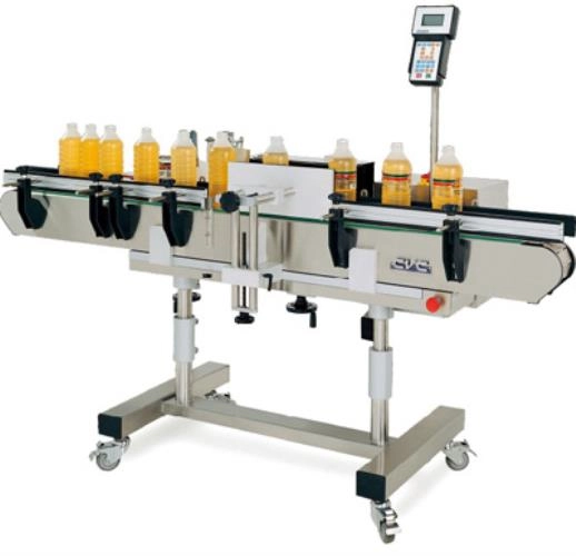 New CVC model 300 wraparound pressure sensitive labeler