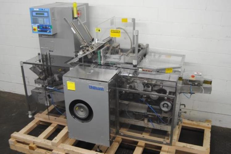 Uhlmann model C100 Cartoner with blister feed