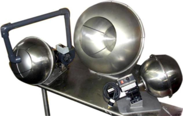 NATIONAL EQUIPMENT 12", 16" &amp; 24" SS Coating Pans