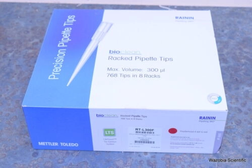 RAININ METTLER TOLEDO RACKED PIPETTE TIPS 300 UL R