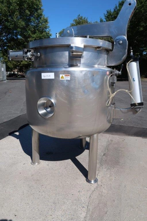 200 Gallon Stainless Steel Jacketed Autoclave, 3 In. Discharge