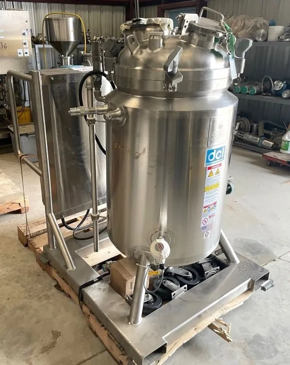 UNUSED DCI 150 Liter (40 Gallon) Sanitary Reactor/Fermenter with Top mou...