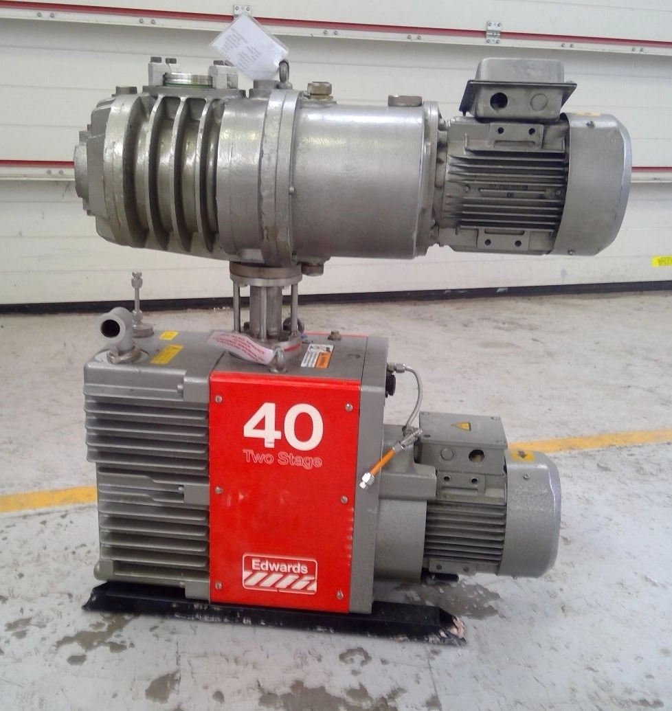 25 CFM  kW Edwards Model E2M40 2-Stage Vacuum Pump