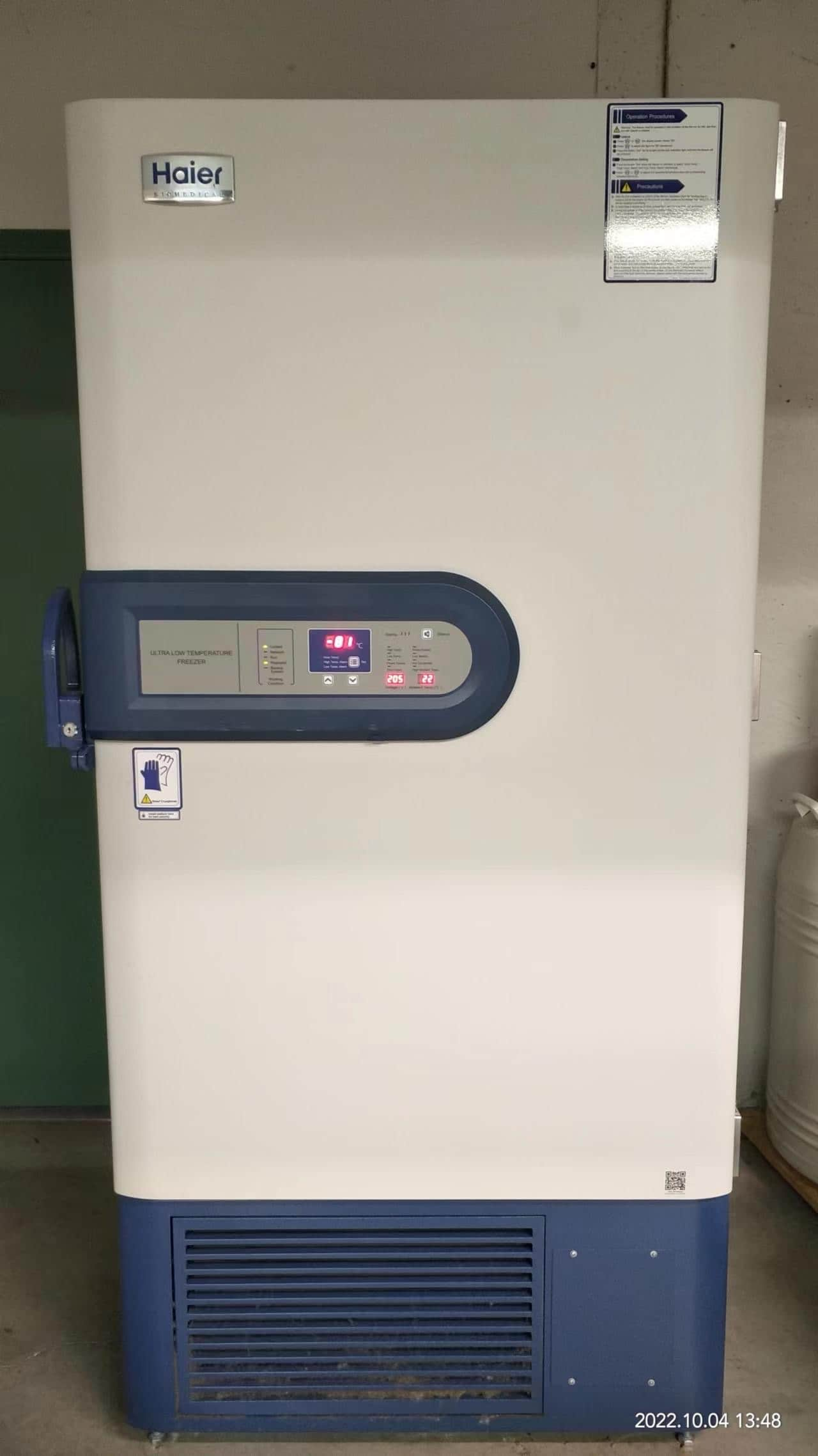  Haier Biomedical  -86°C Ultra-Low Temperature Freezer  