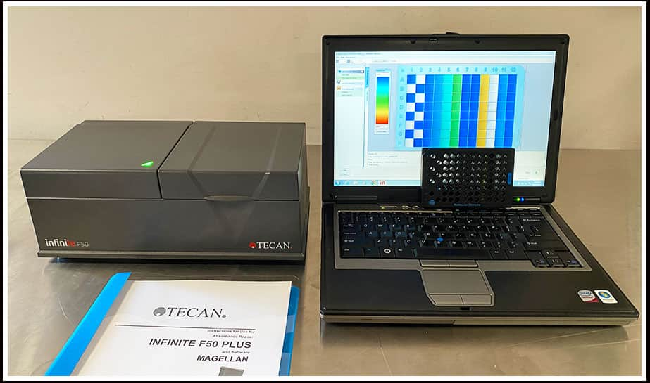 Tecan Infinite F50 Microplate Reader COMPLETE w WARRANTY