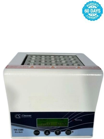 Cleaver Scientific TCDB-01 Cube Dry Bath  HARDLY U