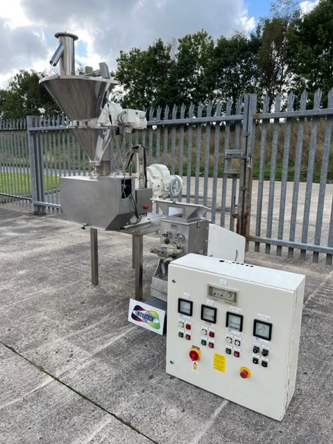 8&quot; X 2&quot; Hosokawa L200/50P Roll Compactor With Frewitt MG336 Granulator