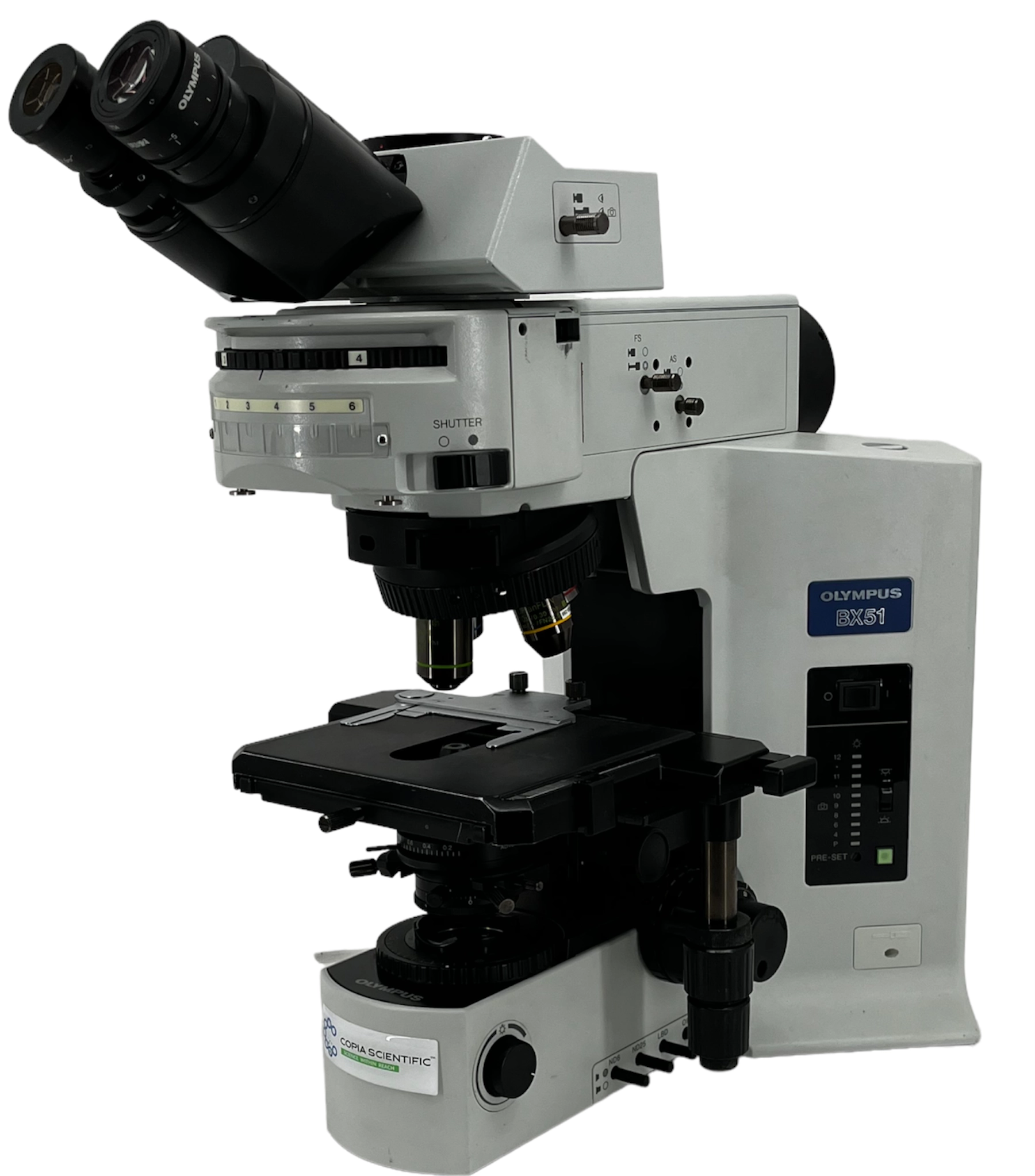 Olympus BX51 Upright DIC Fluorescence Trinocolar Microscope