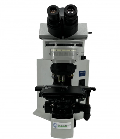 Olympus BX51 Upright Phase Contrast Fluorescence Trinocular Microscope