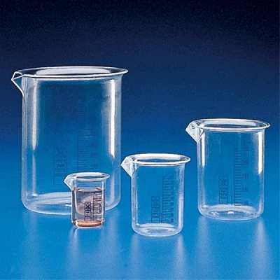 Globe Scientific 5000mL Beaker, Griffin Style, PMP(TPX), Graduations, 1/Box