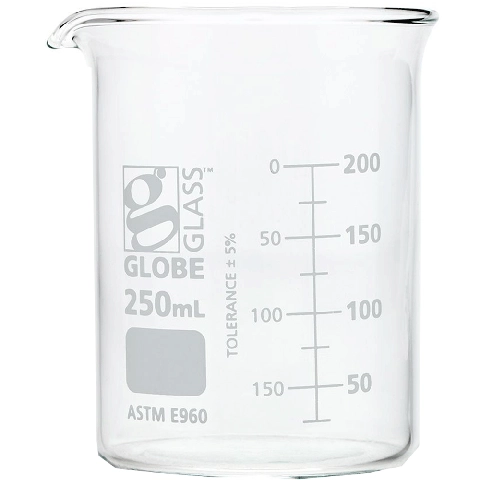 United Scientific FG5340-250 - 250ml Borosilicate Glass Filtering Flask