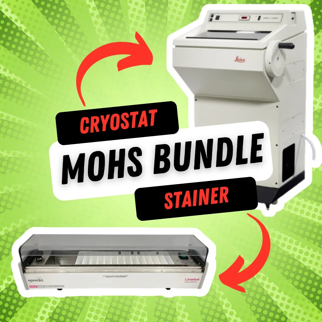 BUNDLE DEAL: Leica CM1510 S MOHS Cryostat & Thermo Linear MOHS H&E Slide Stainer
