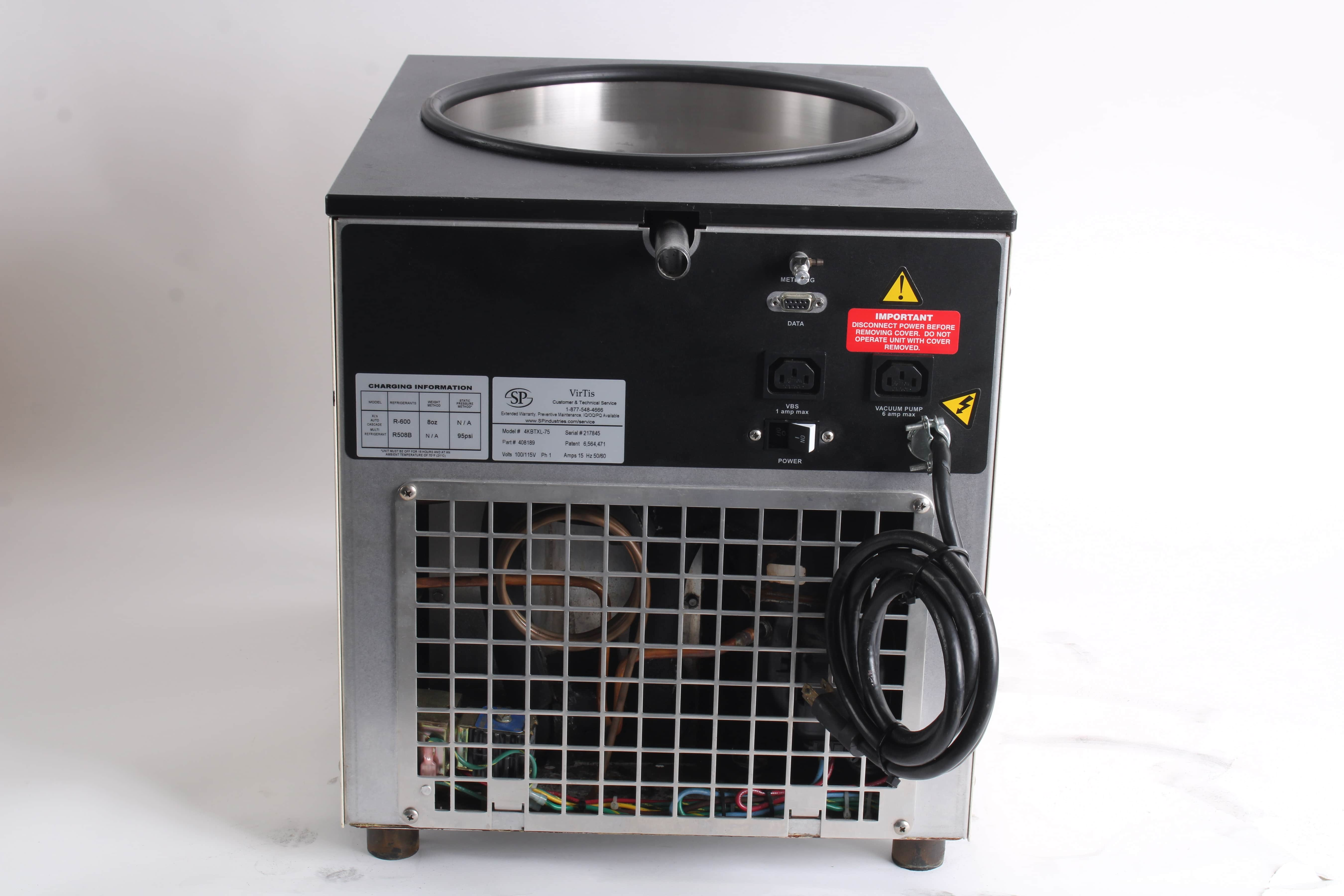 SP VirTis 4KBTXL-75 Benchtop SLC Freeze Dryer