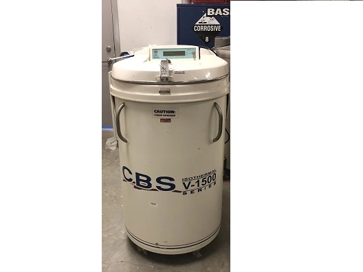 Custom Biogenic Systems V-1500 Cryo Storage Tank