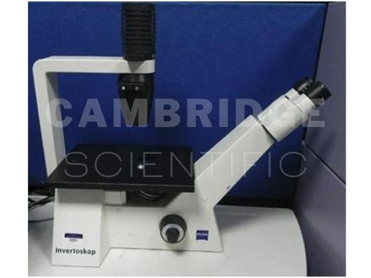 Zeiss Invertoskop Inverted Phase Contrast Microscope