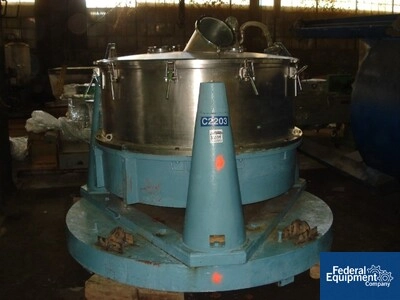 60" x 20" Sharples Basket Centrifuge, 316 S/S