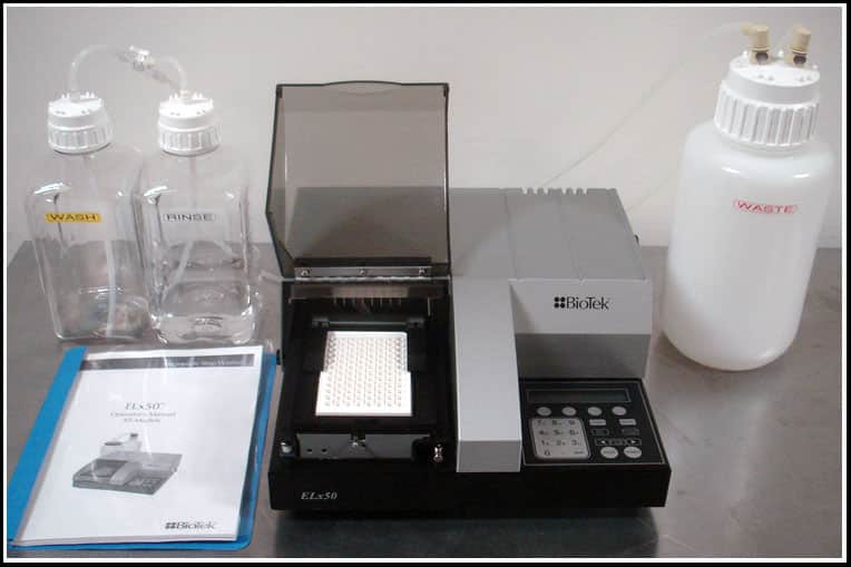 Bio-Tek BioTek Elx50 8F Microplate Washer with Bottom Filter Washing w WARRANTY