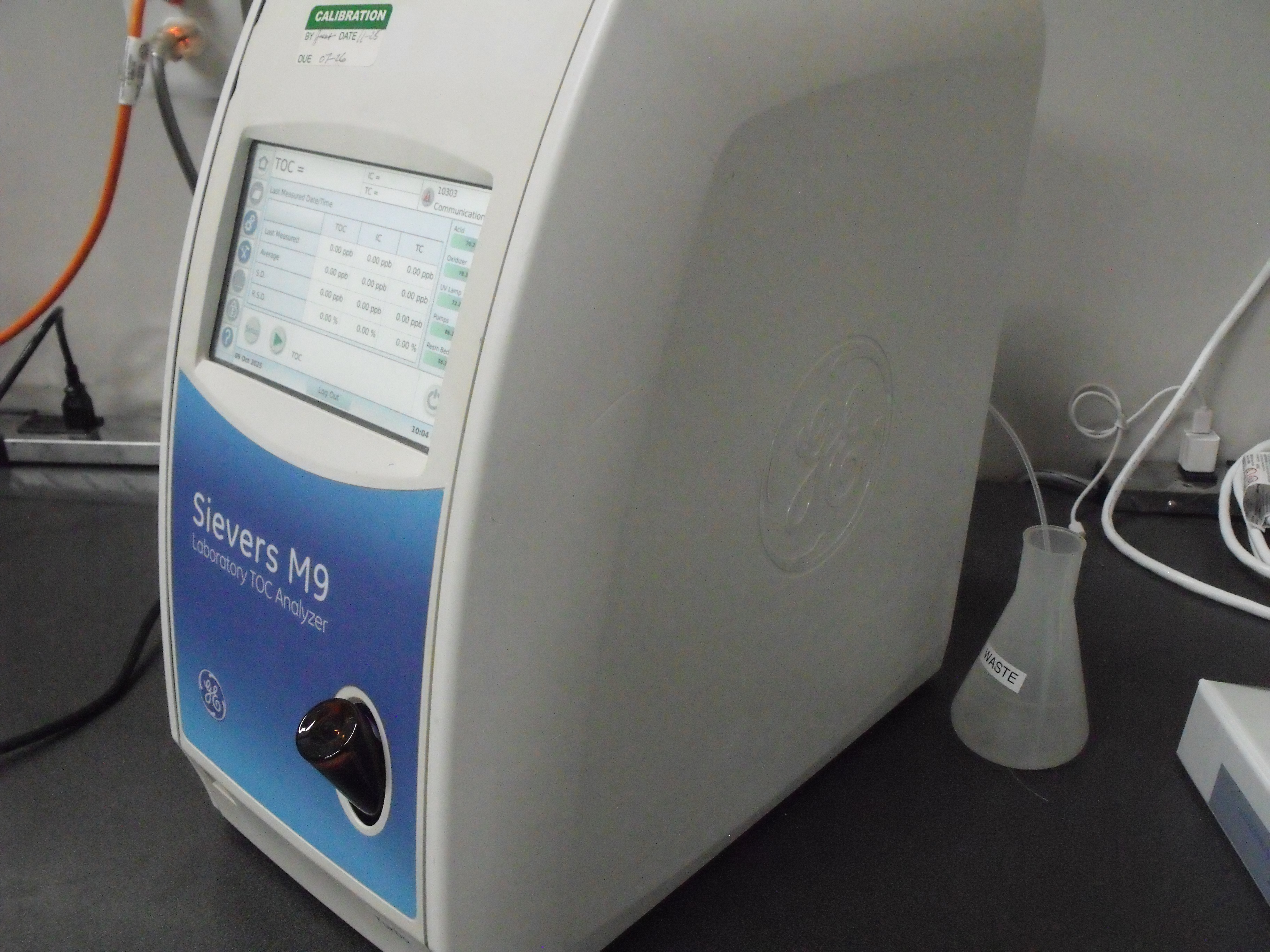 GE SIEVERS M9 TURBO TOTAL ORGANIC CARBON TOC ANALYZER