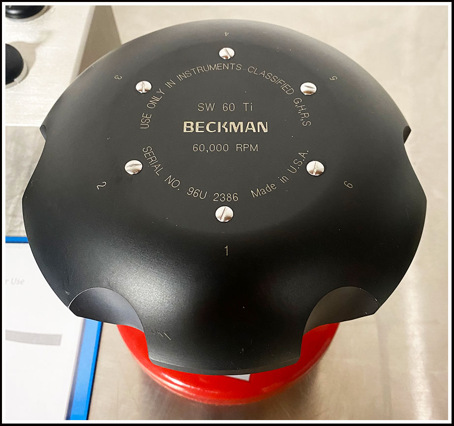 Beckman SW60 TI Rotor Complete w Buckets w WARRANTY