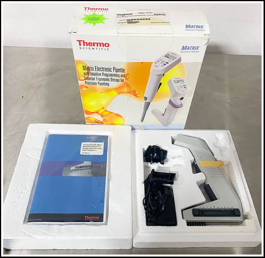 NEW Thermo Matrix Equalizer 2131 384 Electronic MultiChannel Pipettor 2-125µL 8C