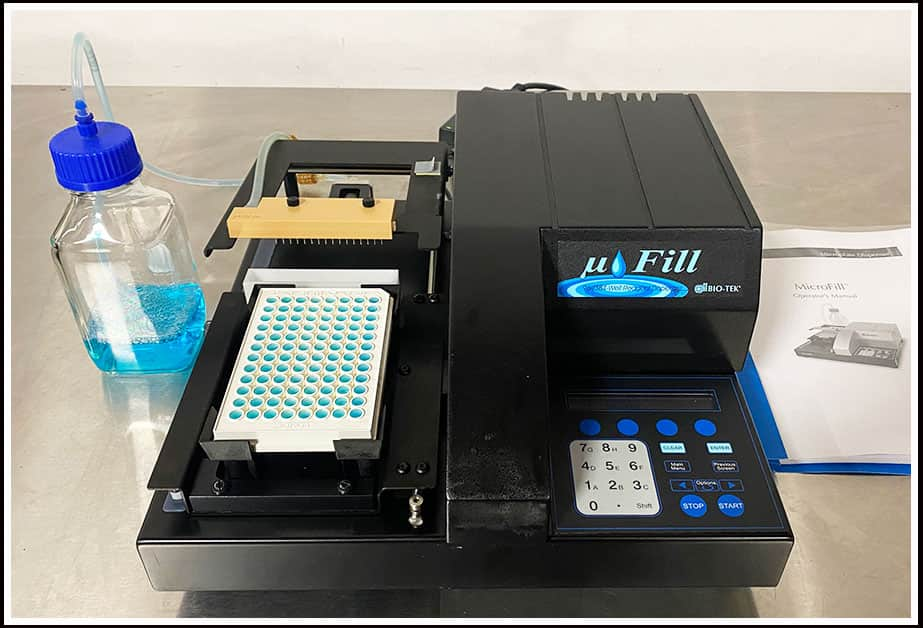 Bio-Tek uFill MicroFill Microplate Dispenser w WARRANTY