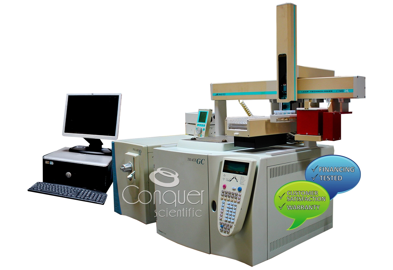 Thermo Finnigan Trace GC and POLARIS-Q MS with CTC Analytics COMBI PAL ...