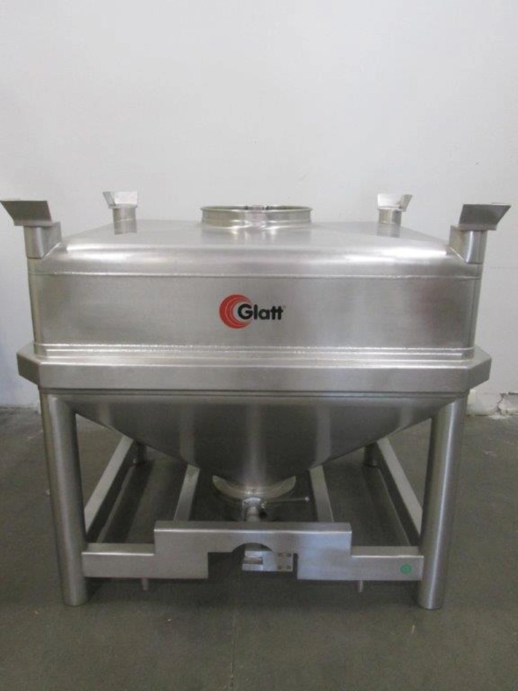 Glatt 15 cubic Foot Stainless Steel Totes