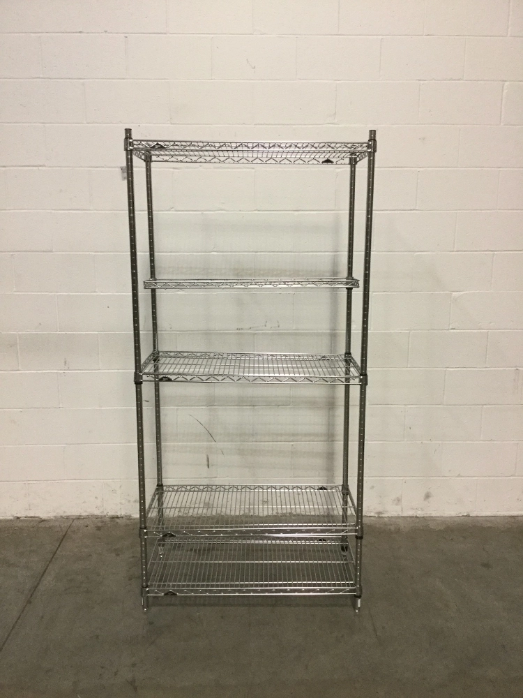 3' Metro Stationary Wire Shelving Unit