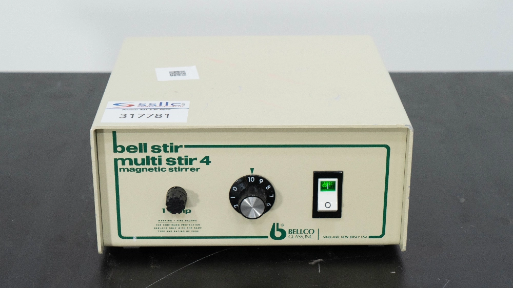 Bellco Glass Multi Stir 4 Position Magnetic Stirrer