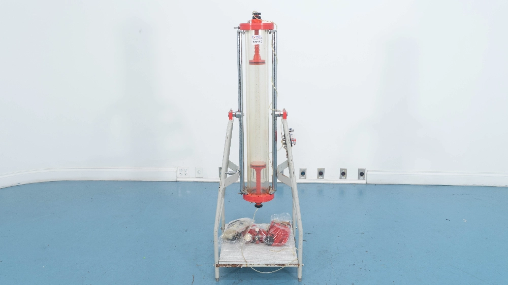 Pharmacia Biotech Plastic Chromatography Column with Stand