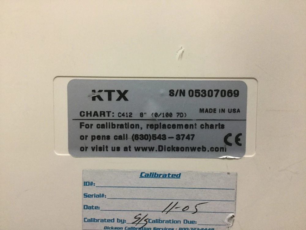 Dickson KTX Chart Recorder