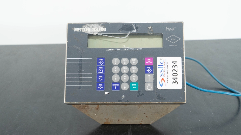 Mettler Toledo Pump Scale Display