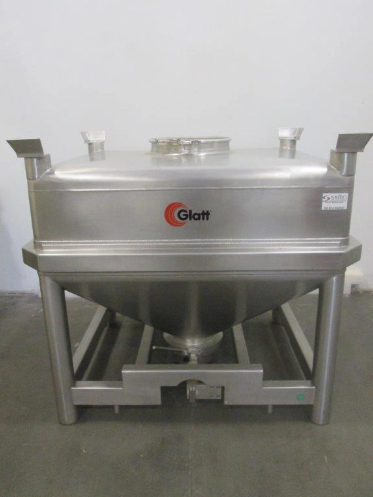 Glatt 15 cubic Foot Stainless Steel Totes